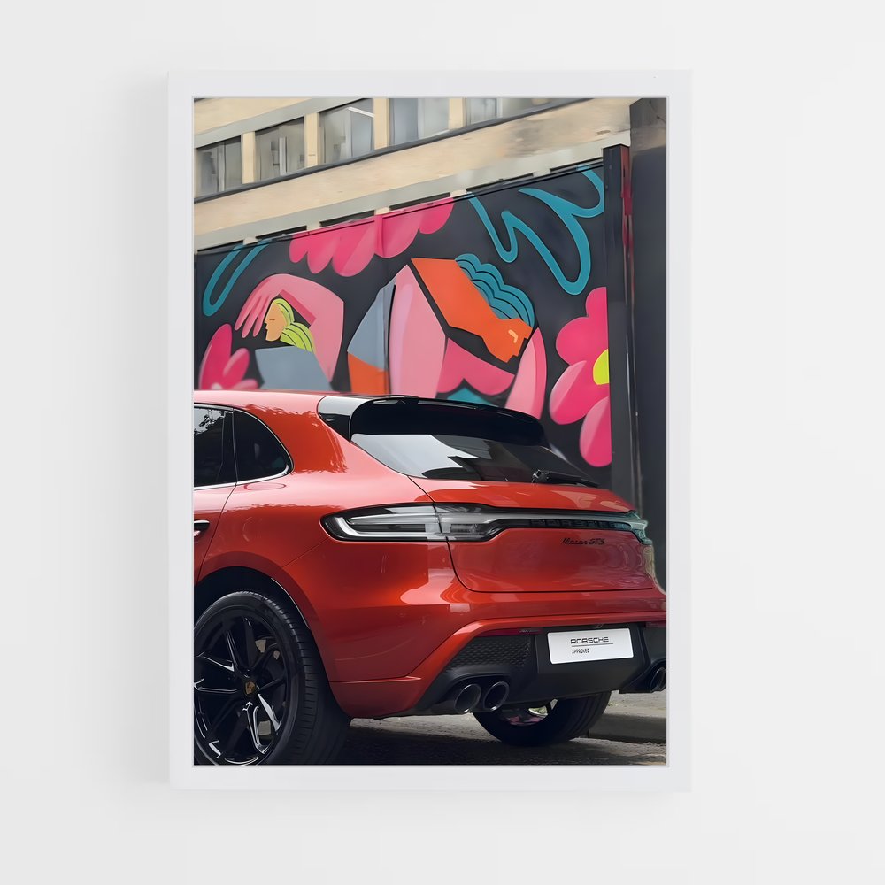 Poster Urban Macan – affiche Porsche (vue 3)